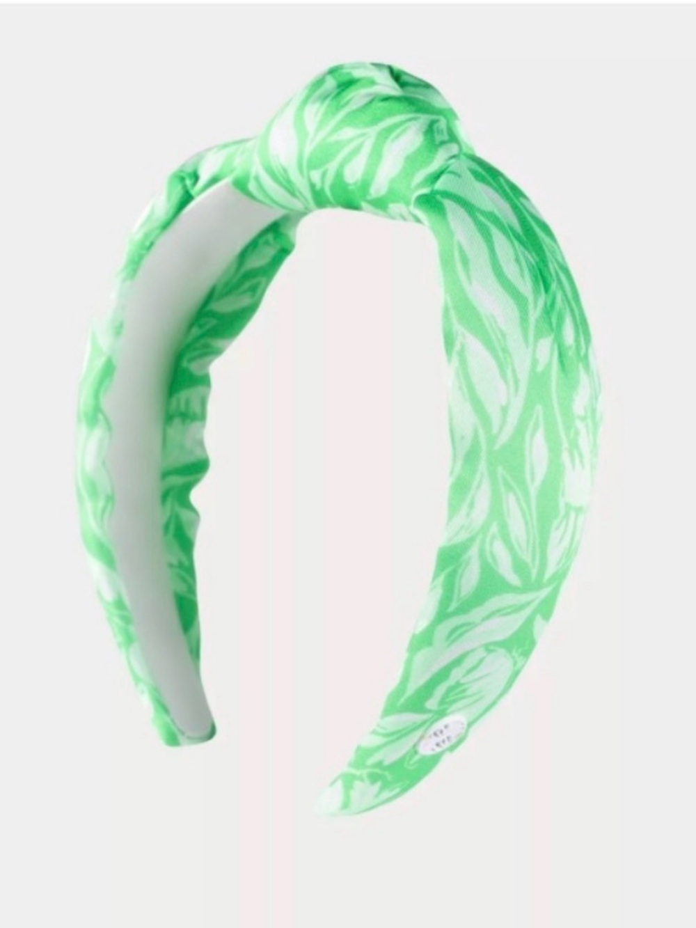 LILLY PULITZER® SLIM TWIST KNOT HEADBAND – FAUNA GREEN TULIP TO TANGO